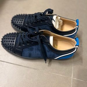 Christian Louboutin Men’s Junior Flat Spike Sneaker